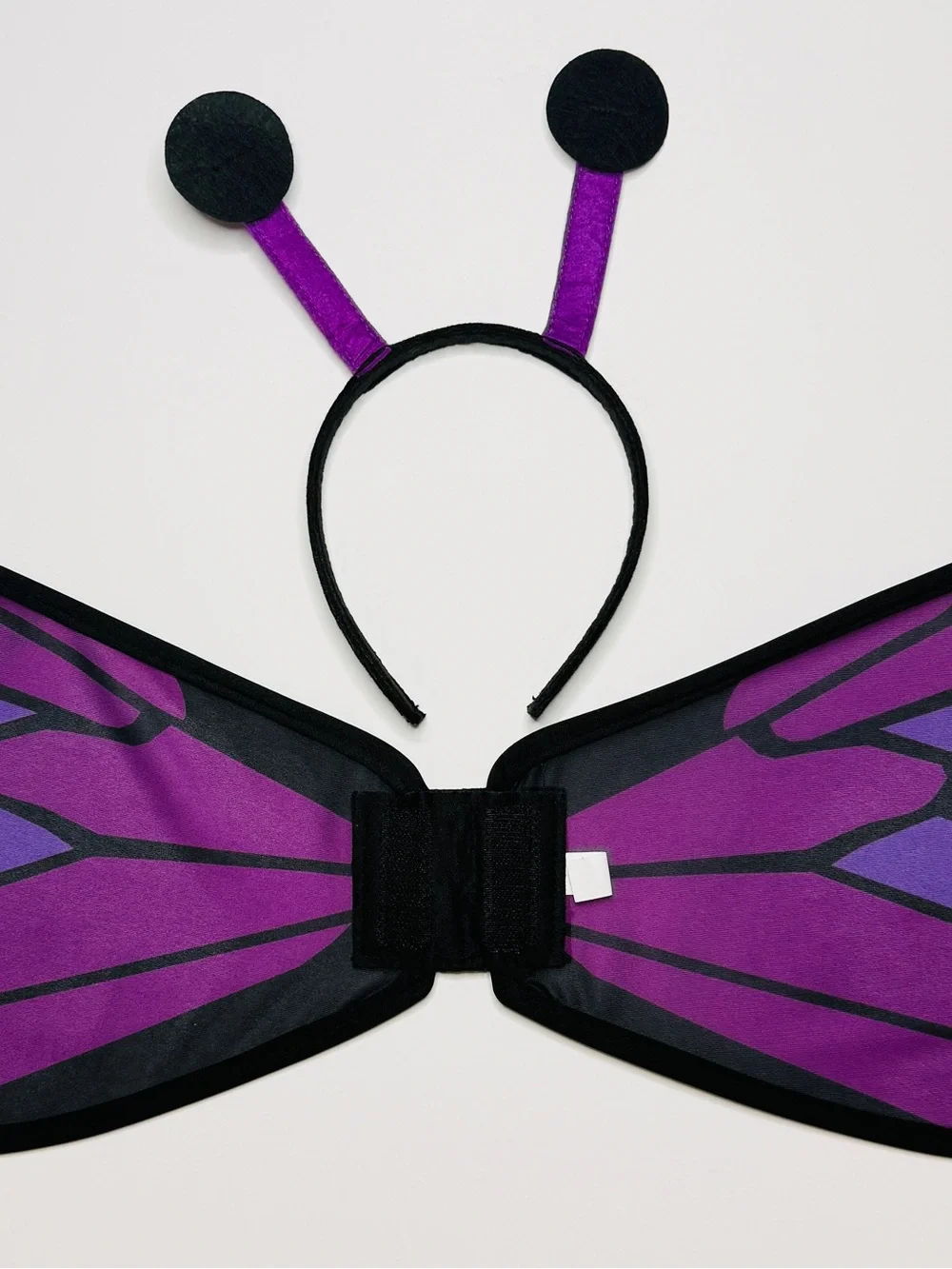 Purple Butterfly Halloween Costume Girls 2T-4T Dress Wings Antenna Set